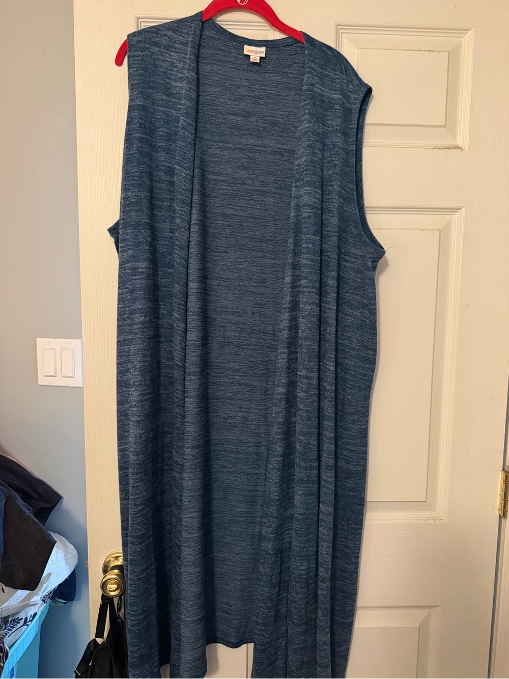 Lularoe Joy Sleeveless Cardigan- Knit